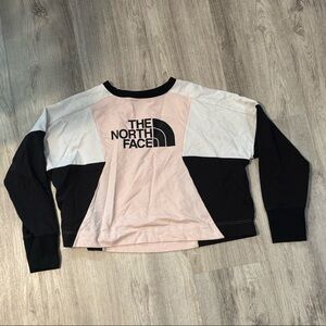 North face crop sweatshirt